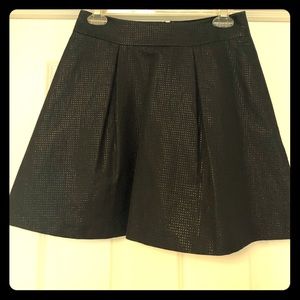 Banana republic black and navy skirt
